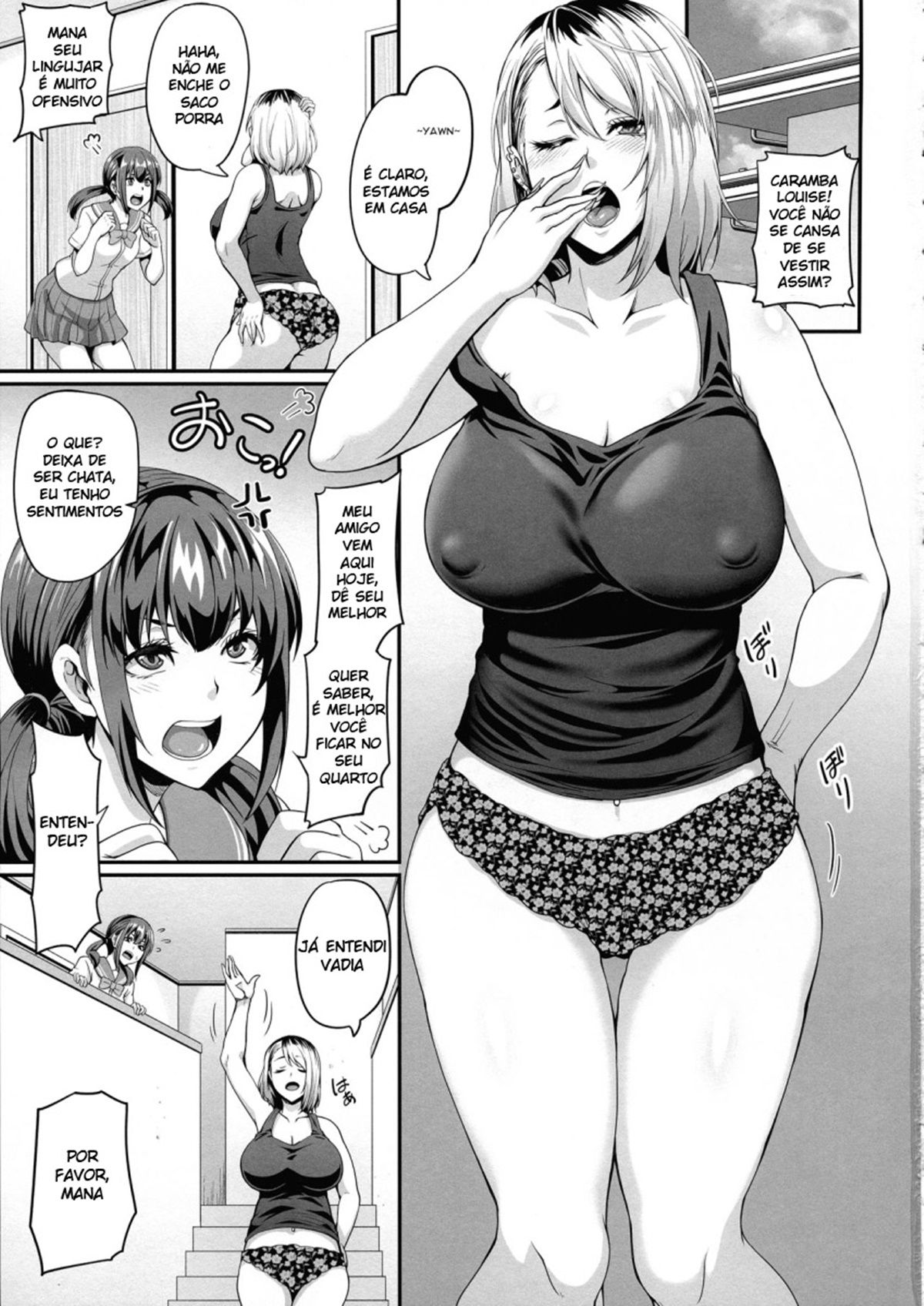 Leia A Irmã Mais Velha Dela é Uma Gyaru Vadia – Doki Doki Hentai